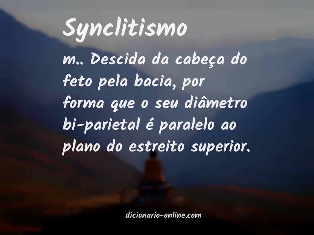 Significado de synclitismo