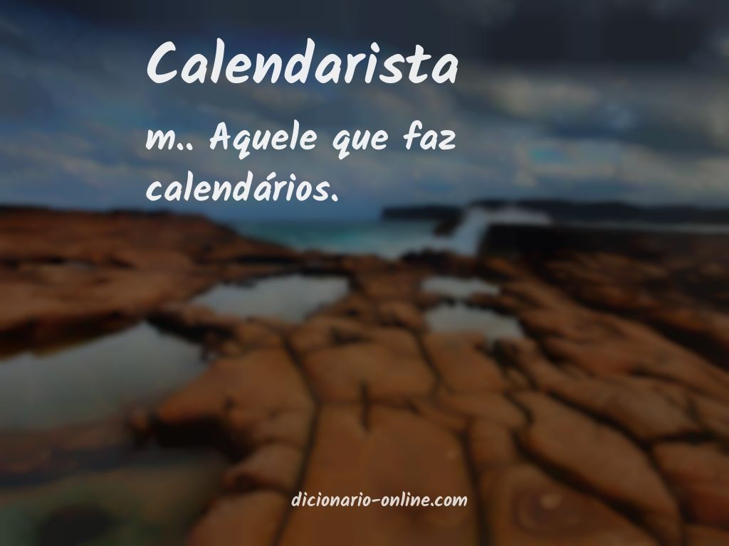 Significado de calendarista