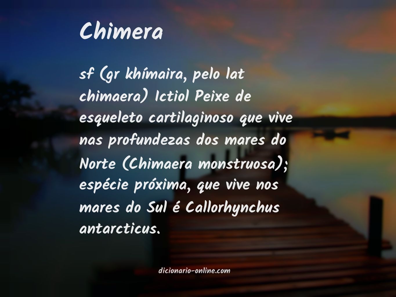 Significado de chimera