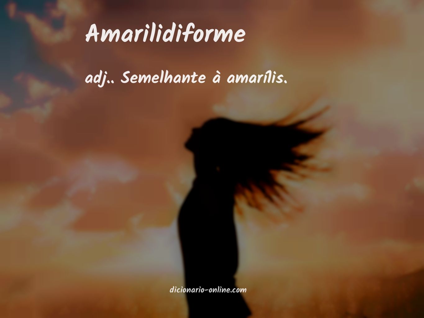 Significado de amarilidiforme