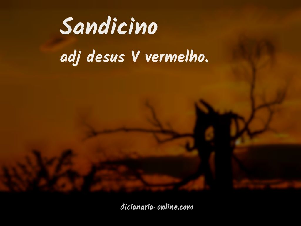 Significado de sandicino