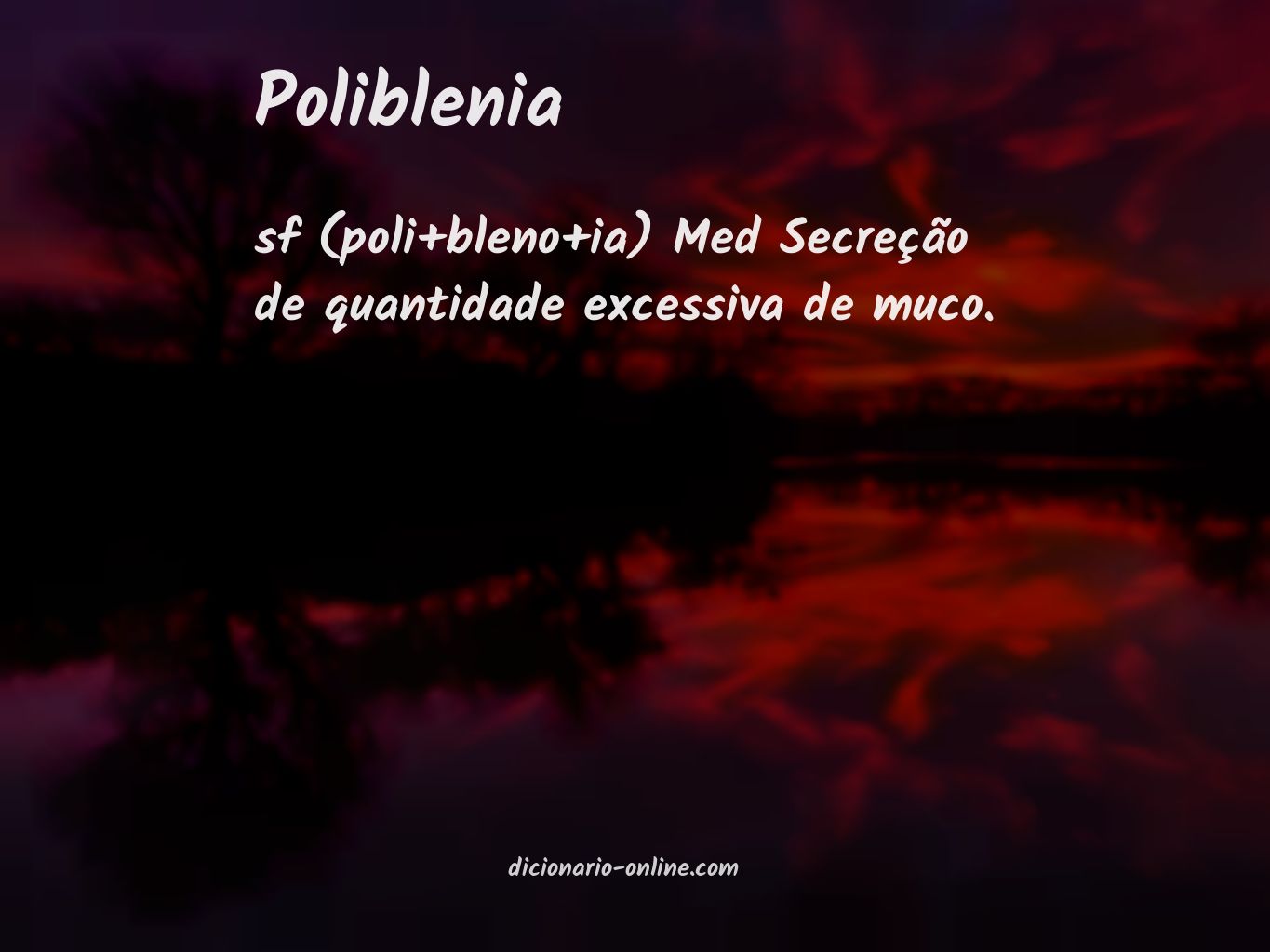 Significado de poliblenia