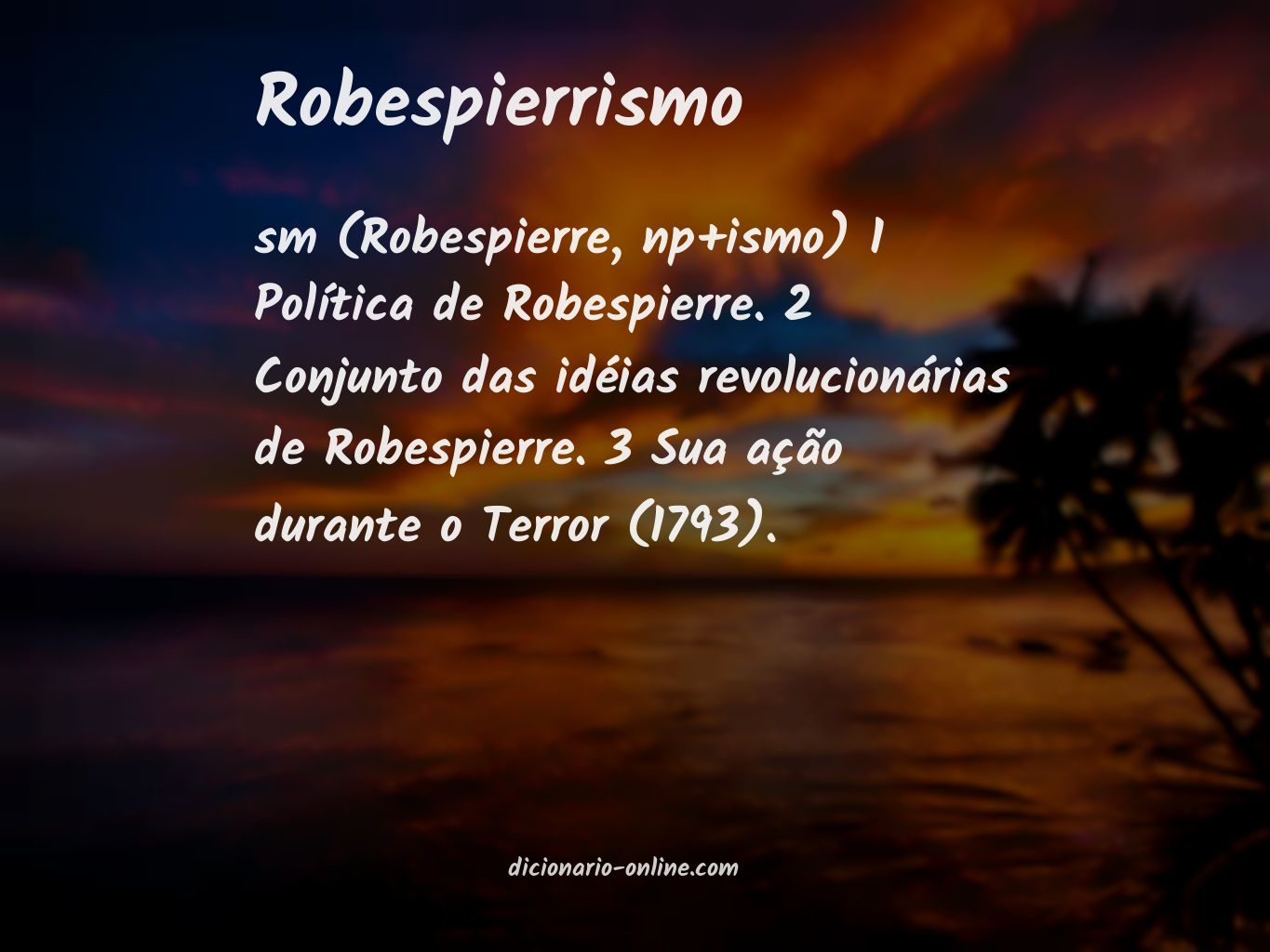 Significado de robespierrismo