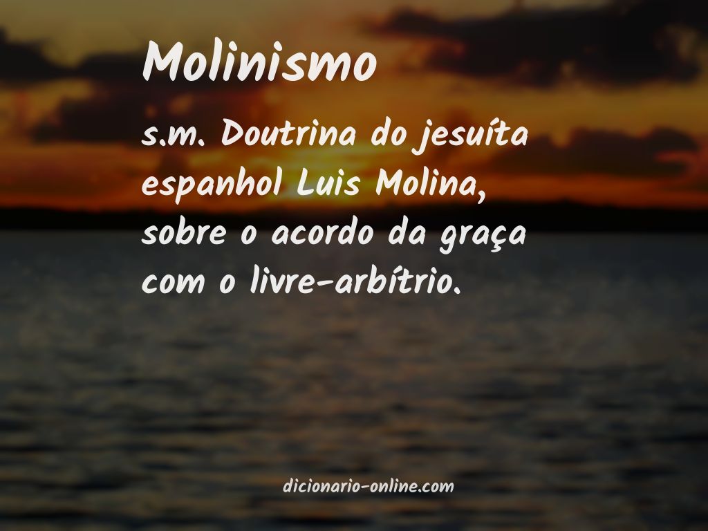 Significado de molinismo