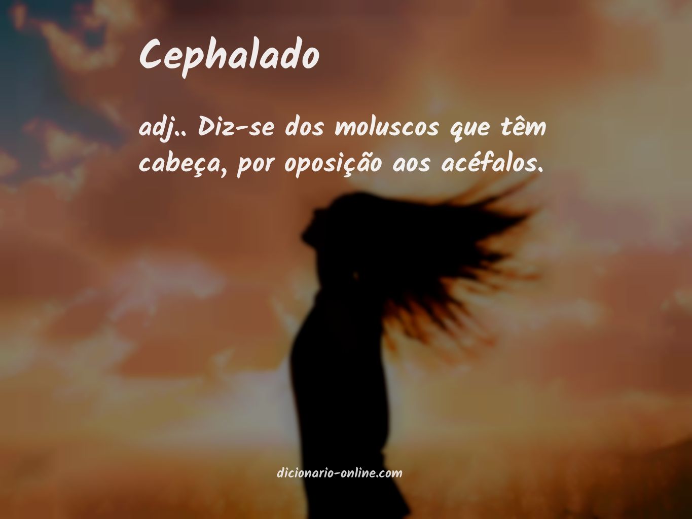 Significado de cephalado