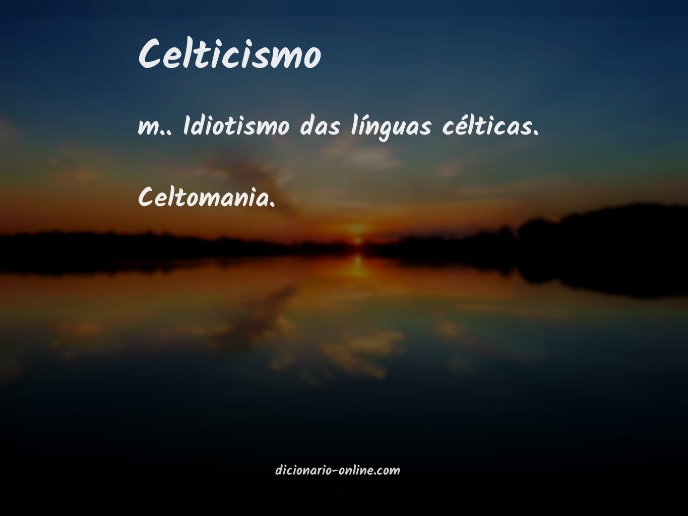 Significado de celticismo