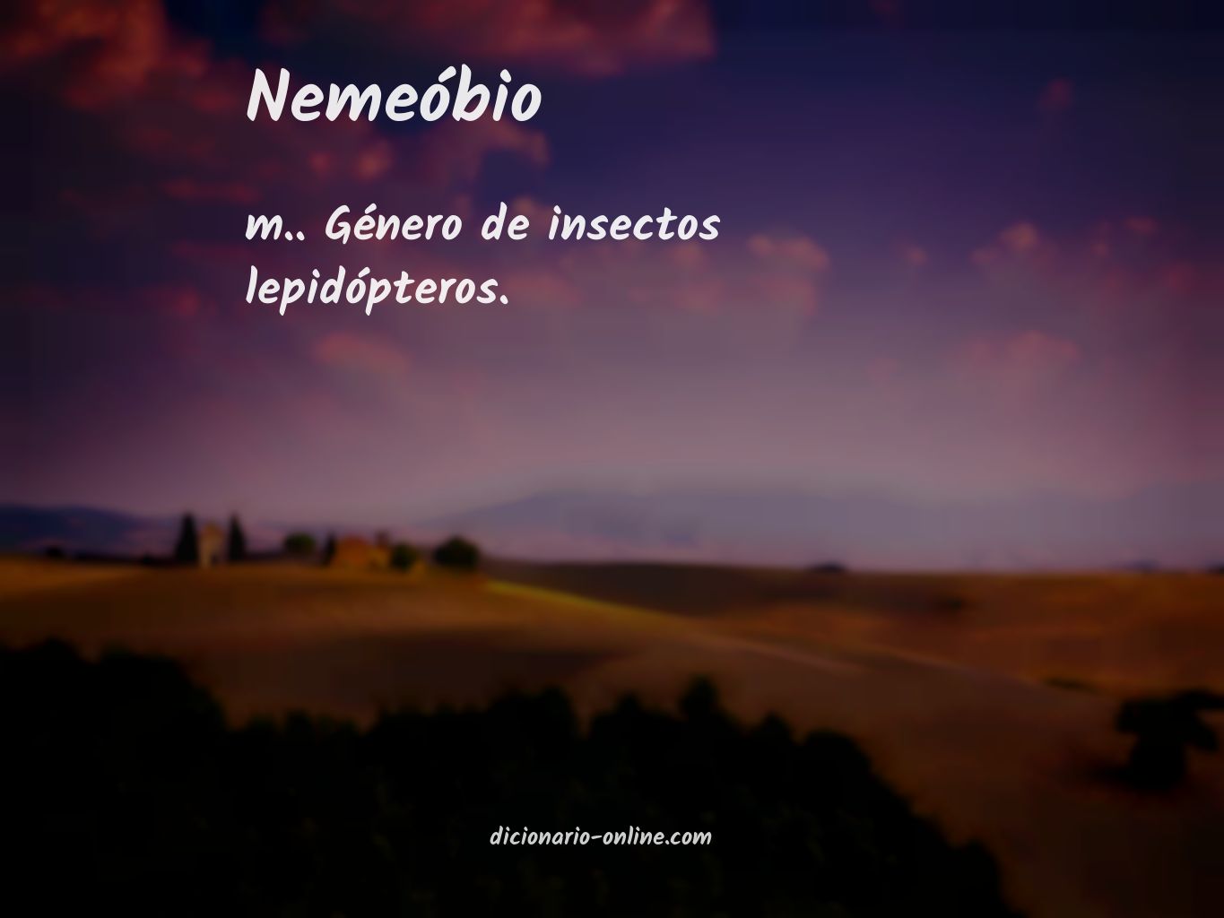 Significado de nemeóbio