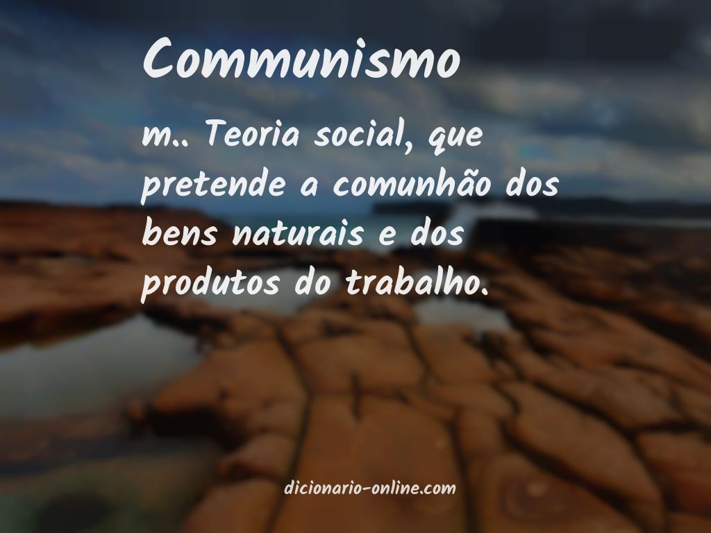 Significado de communismo