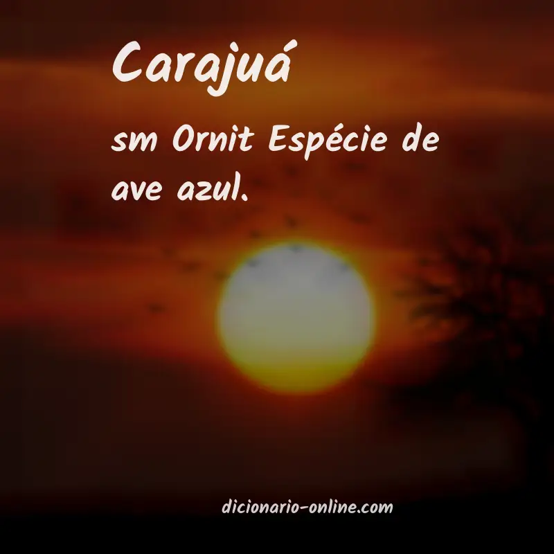 Significado de carajuá