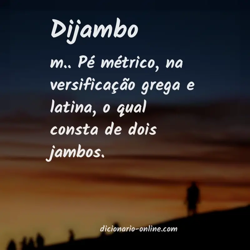 Significado de dijambo