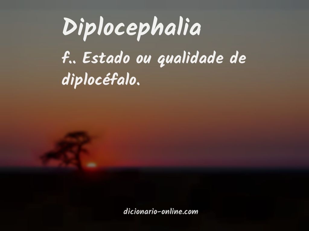 Significado de diplocephalia