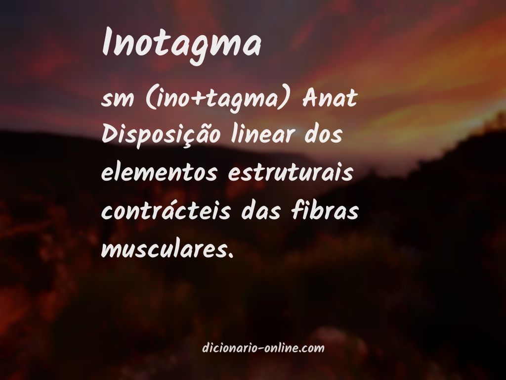 Significado de inotagma