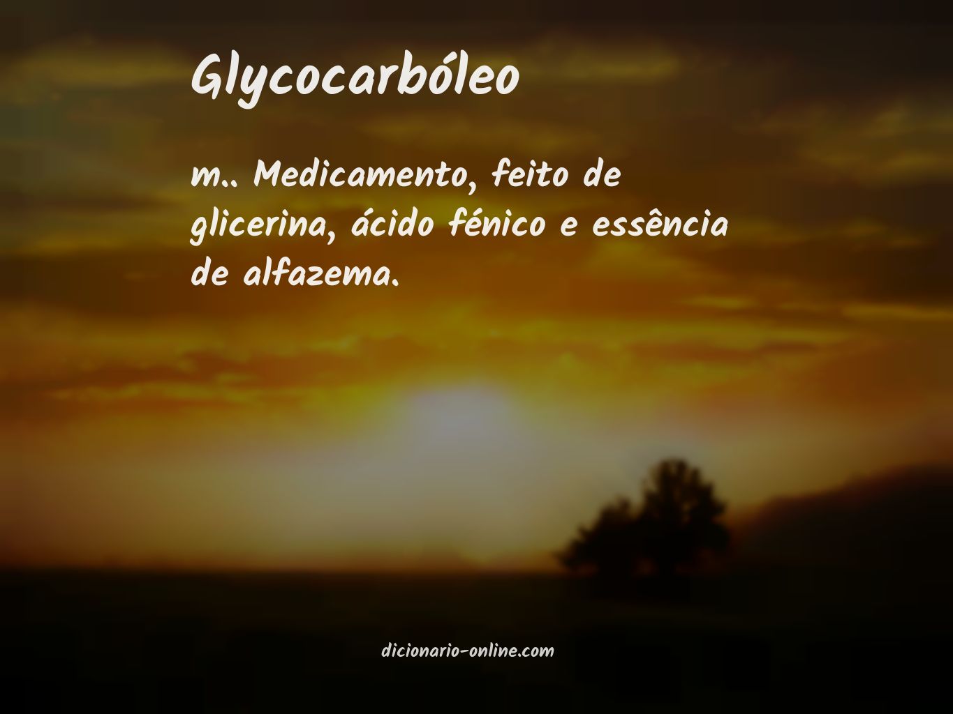 Significado de glycocarbóleo