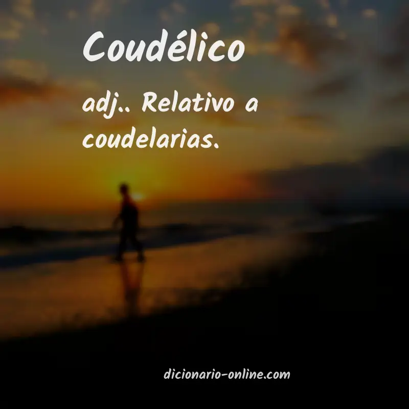 Significado de coudélico