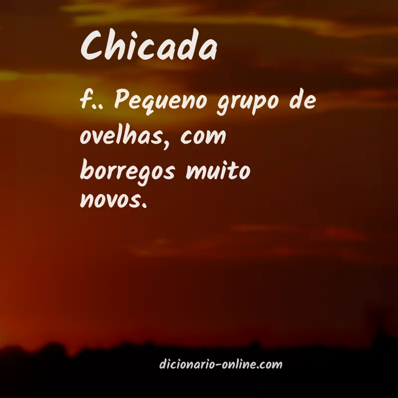 Significado de chicada