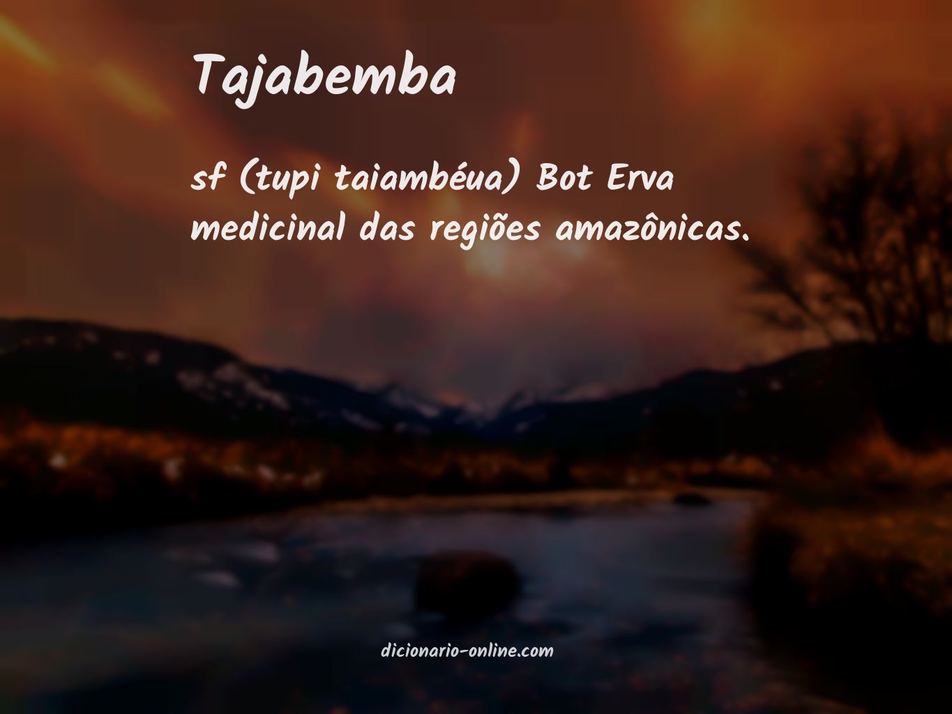 Significado de tajabemba