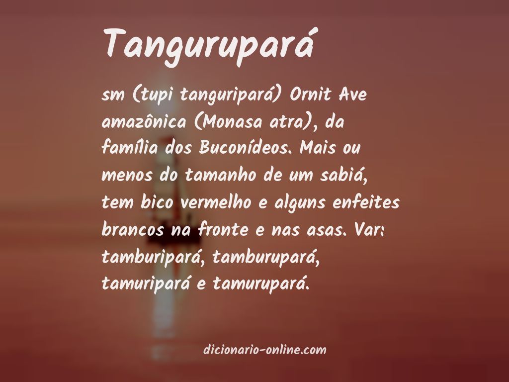 Significado de tangurupará