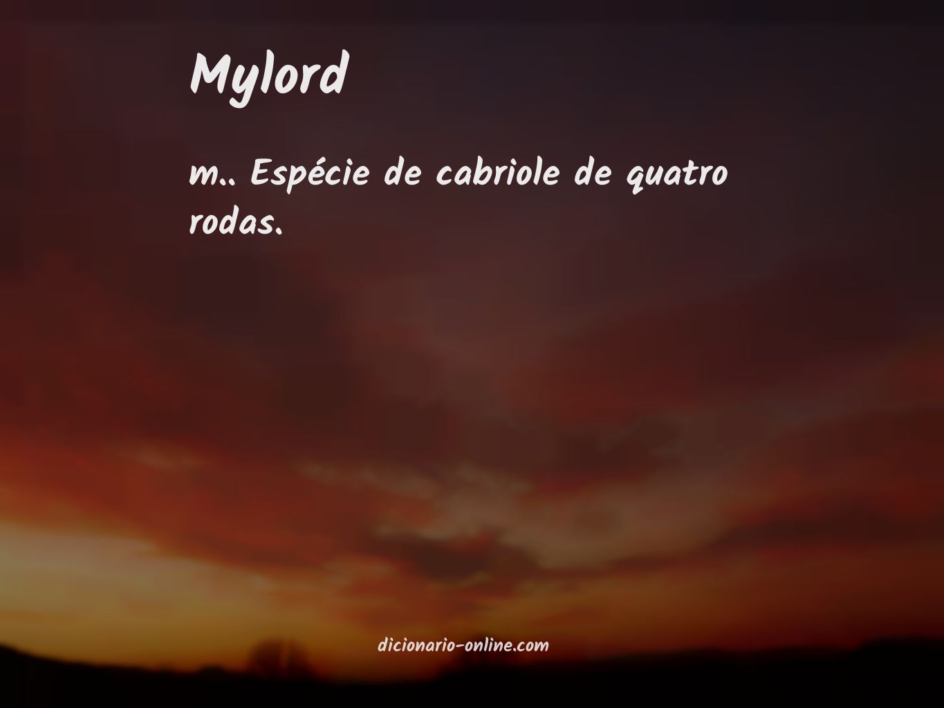 Significado de mylord