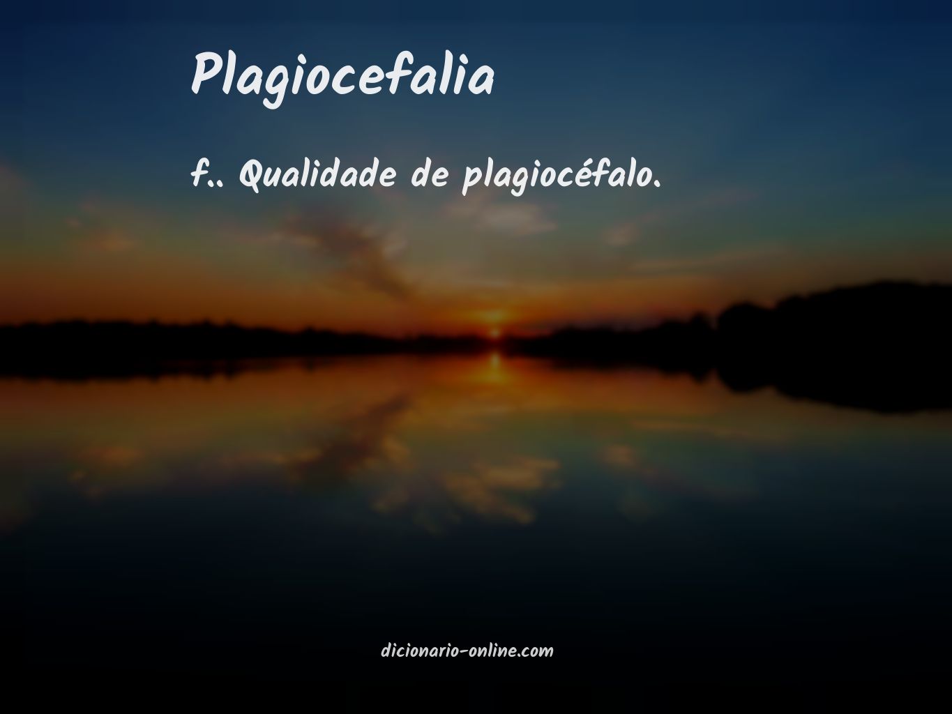 Significado de plagiocefalia