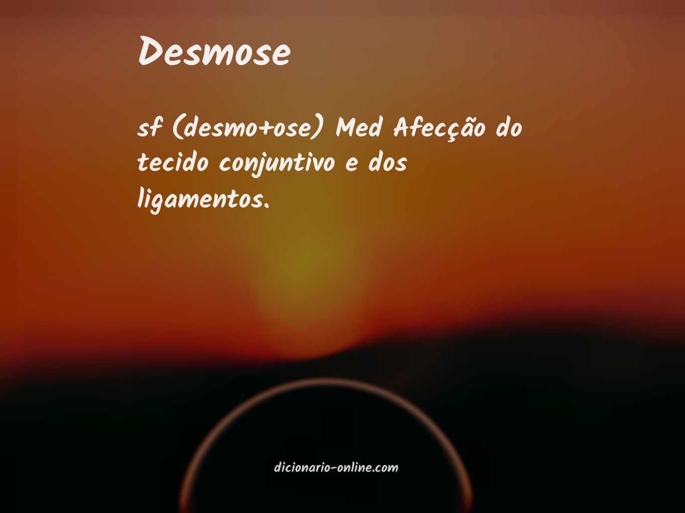 Significado de desmose