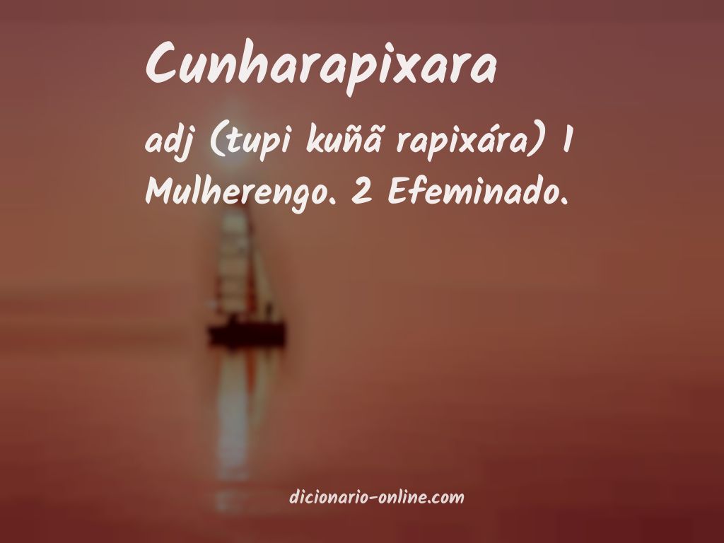 Significado de cunharapixara