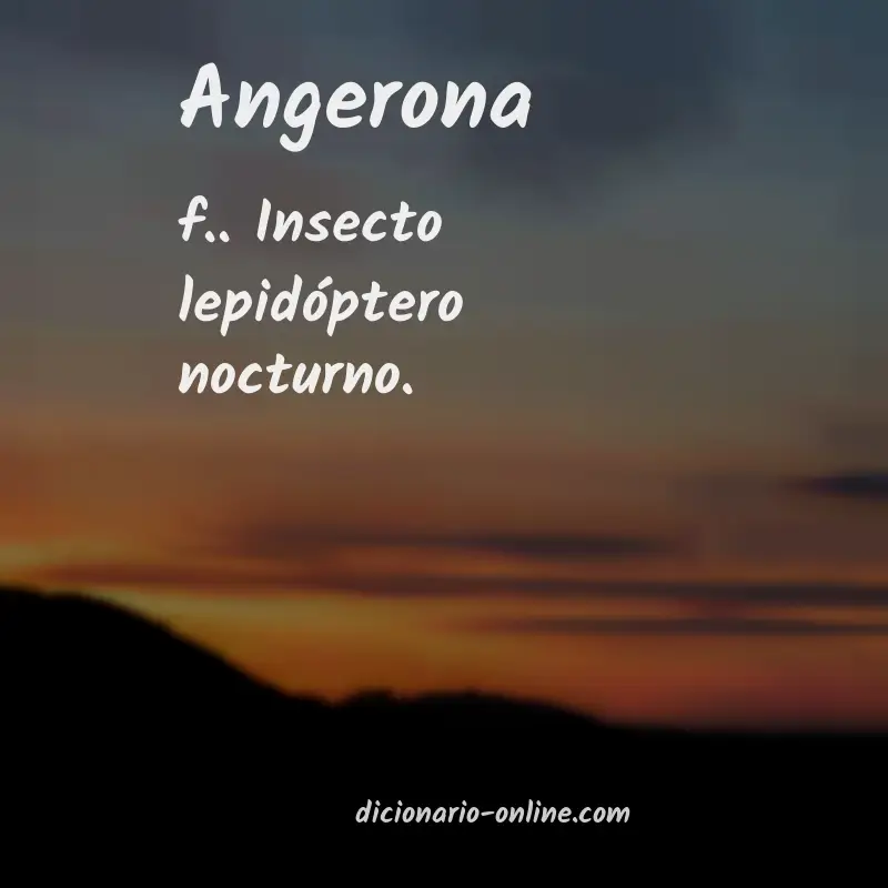 Significado de angerona