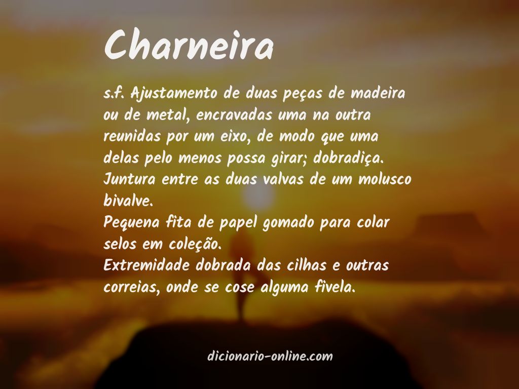 Significado de charneira