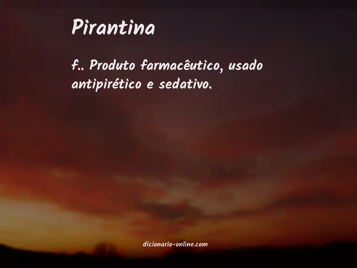 Significado de pirantina