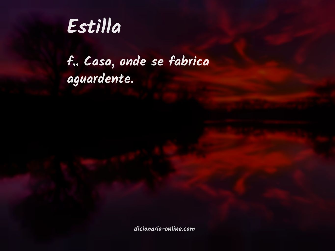 Significado de estilla