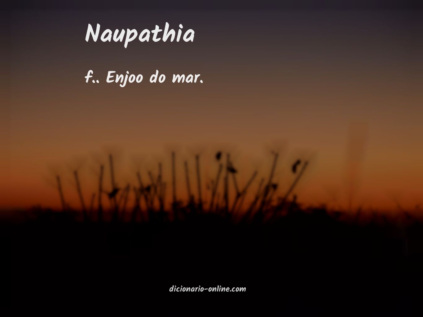 Significado de naupathia