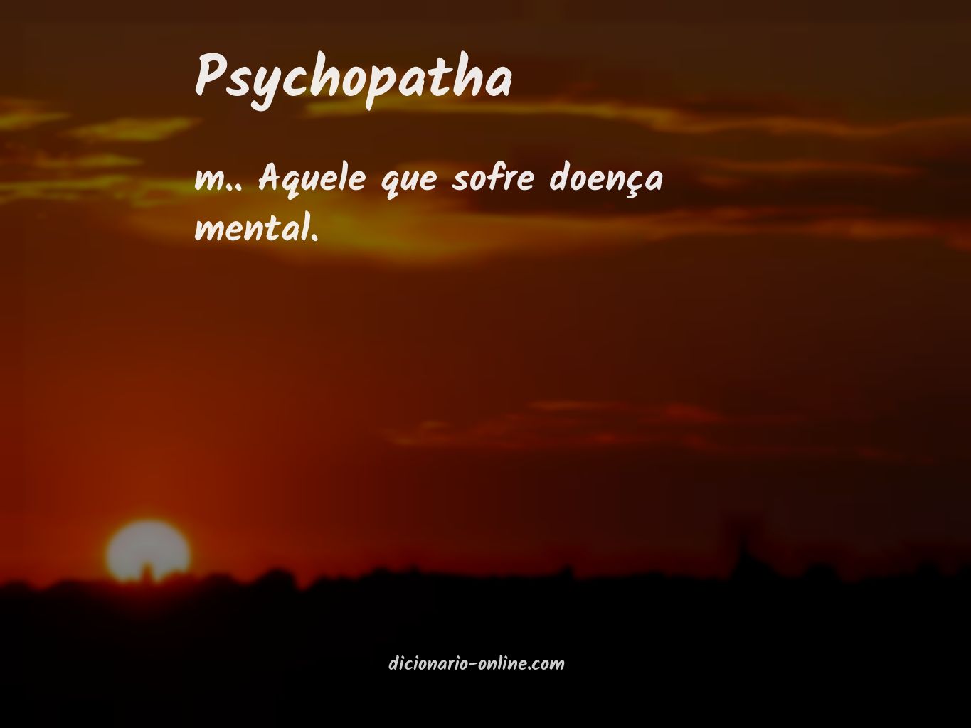 Significado de psychopatha