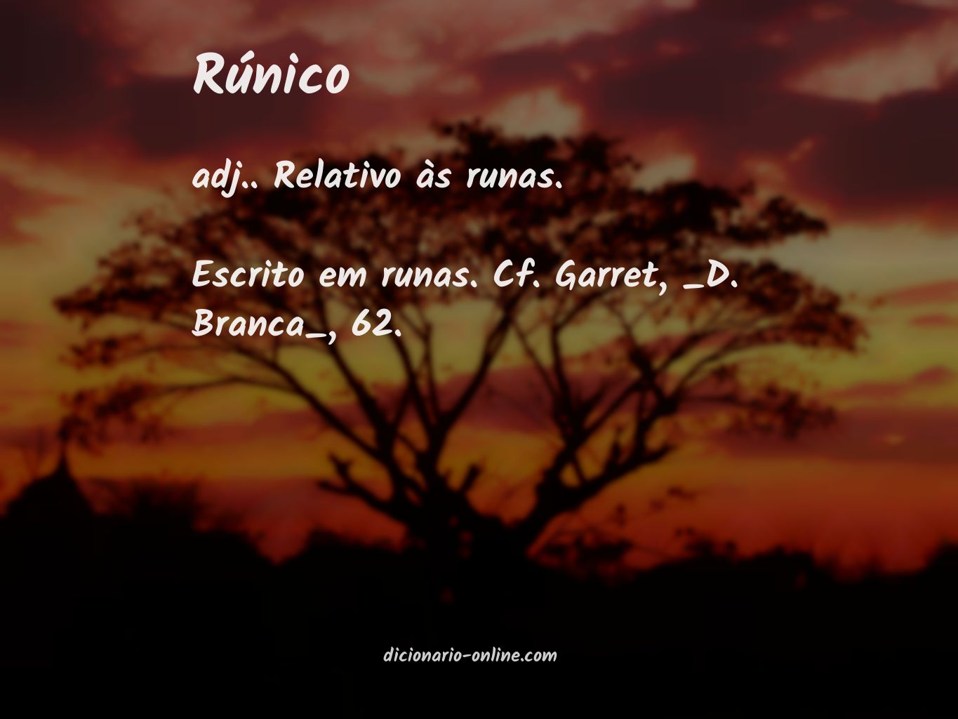 Significado de rúnico