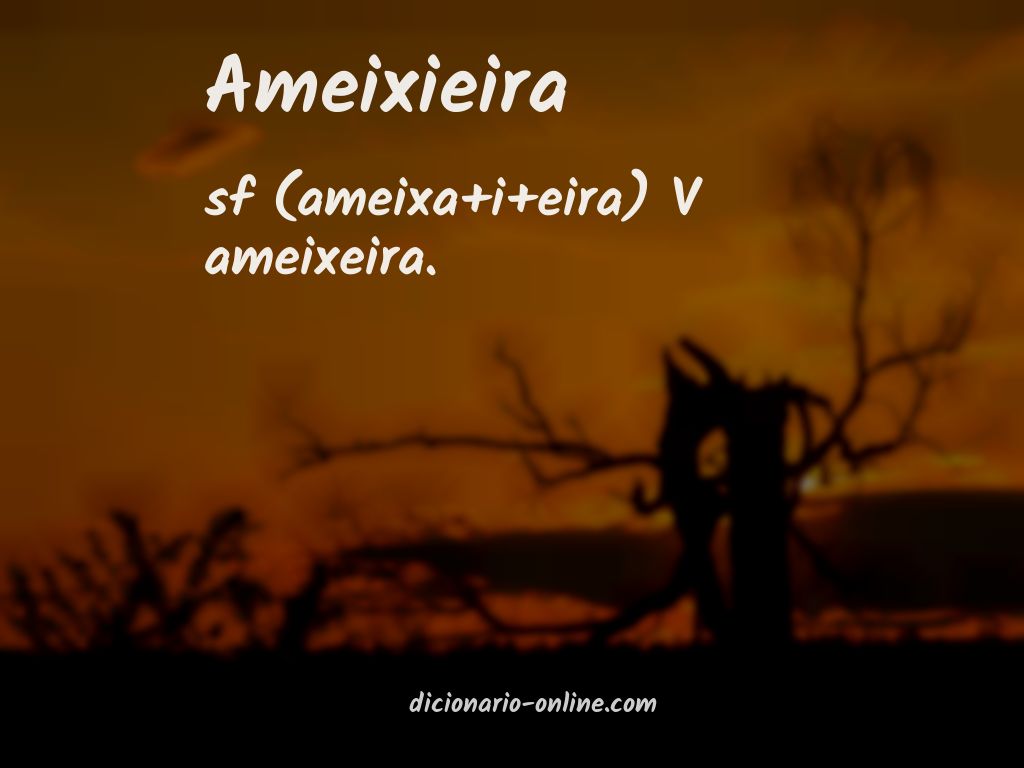 Significado de ameixieira