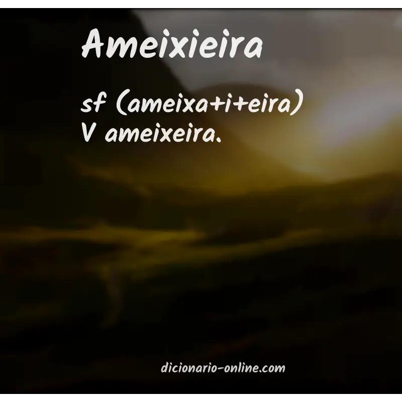 Significado de ameixieira