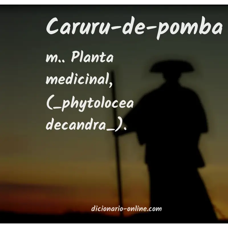 Significado de caruru-de-pomba