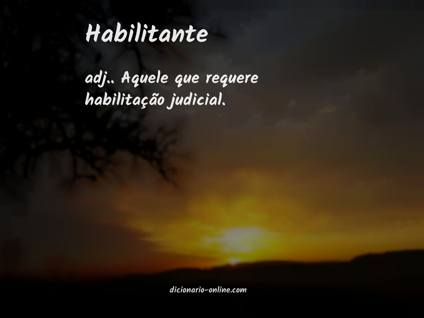 Significado de habilitante