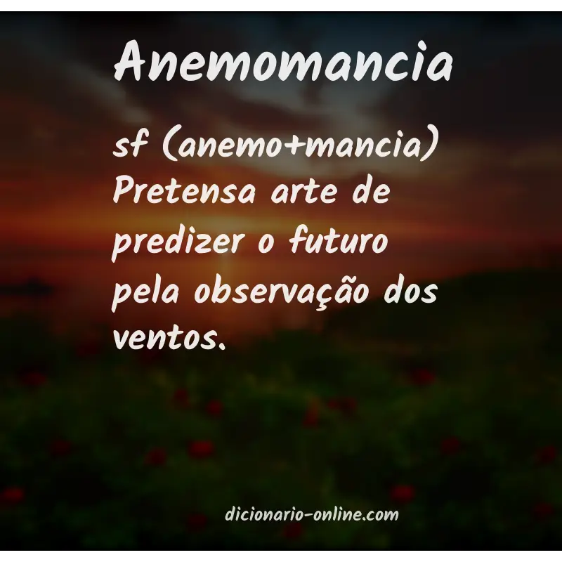 Significado de anemomancia