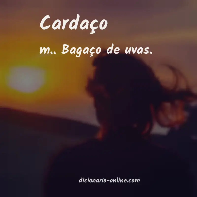 Significado de cardaço