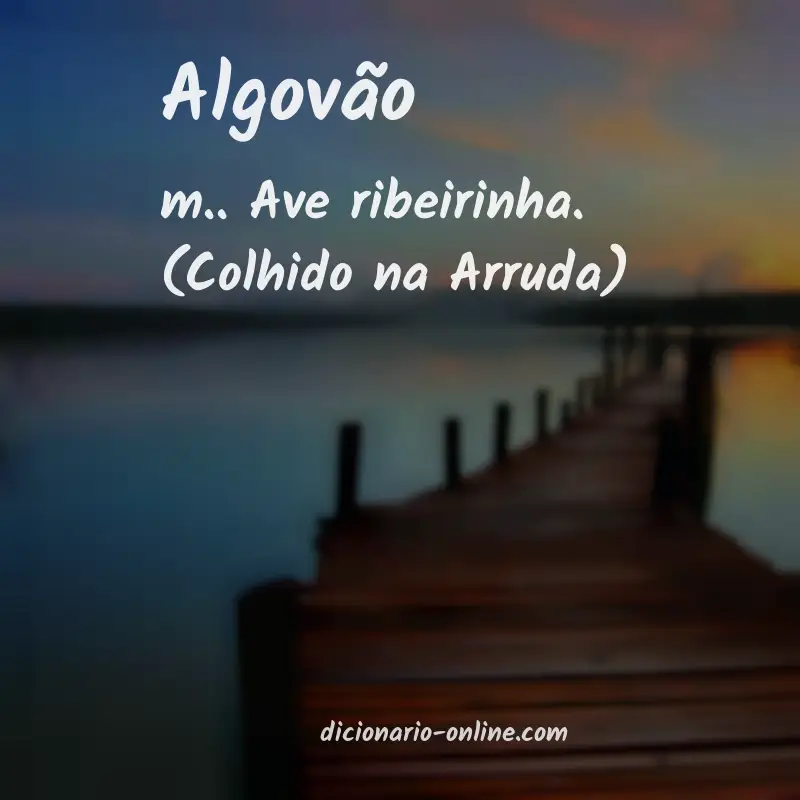 Significado de algovão