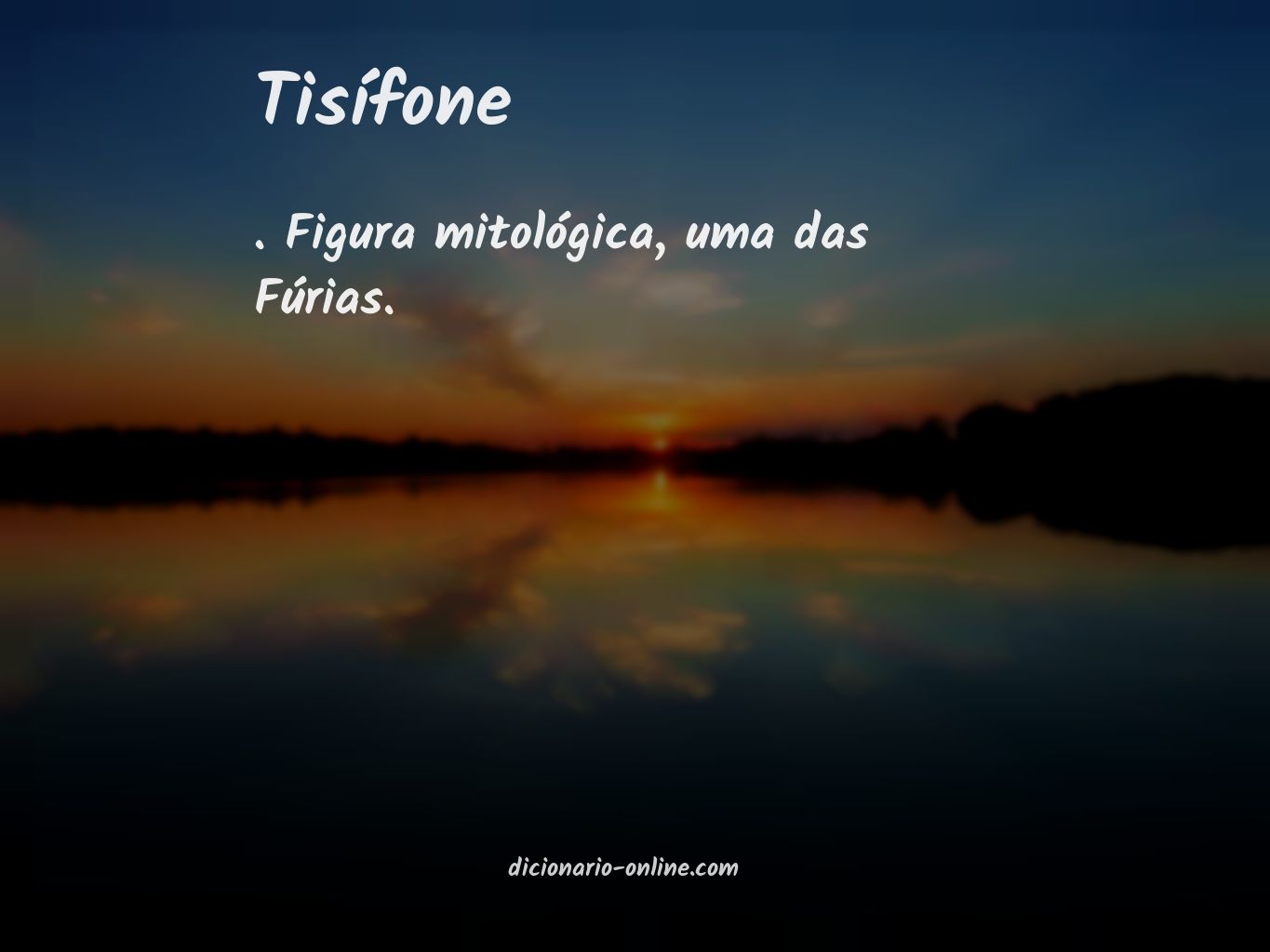 Significado de tisífone