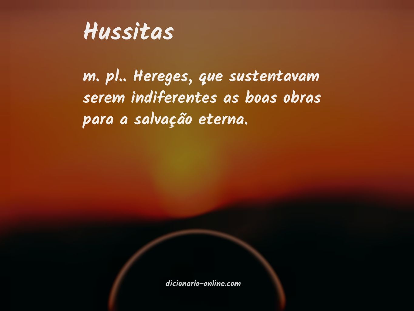 Significado de hussitas