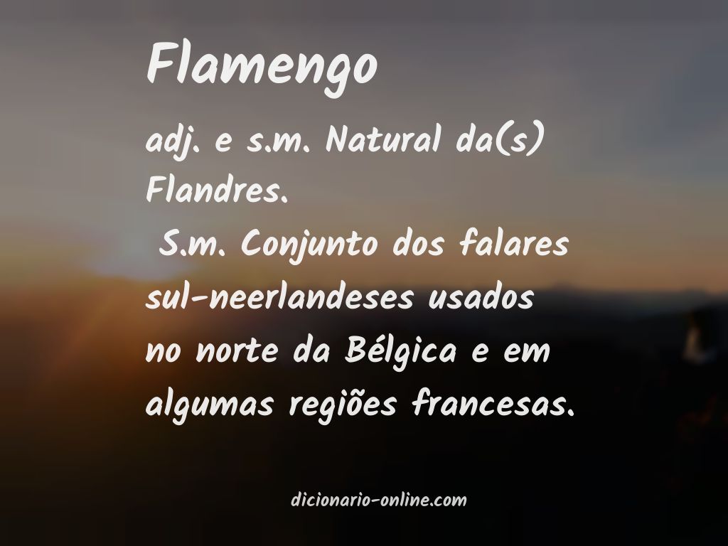Significado de flamengo