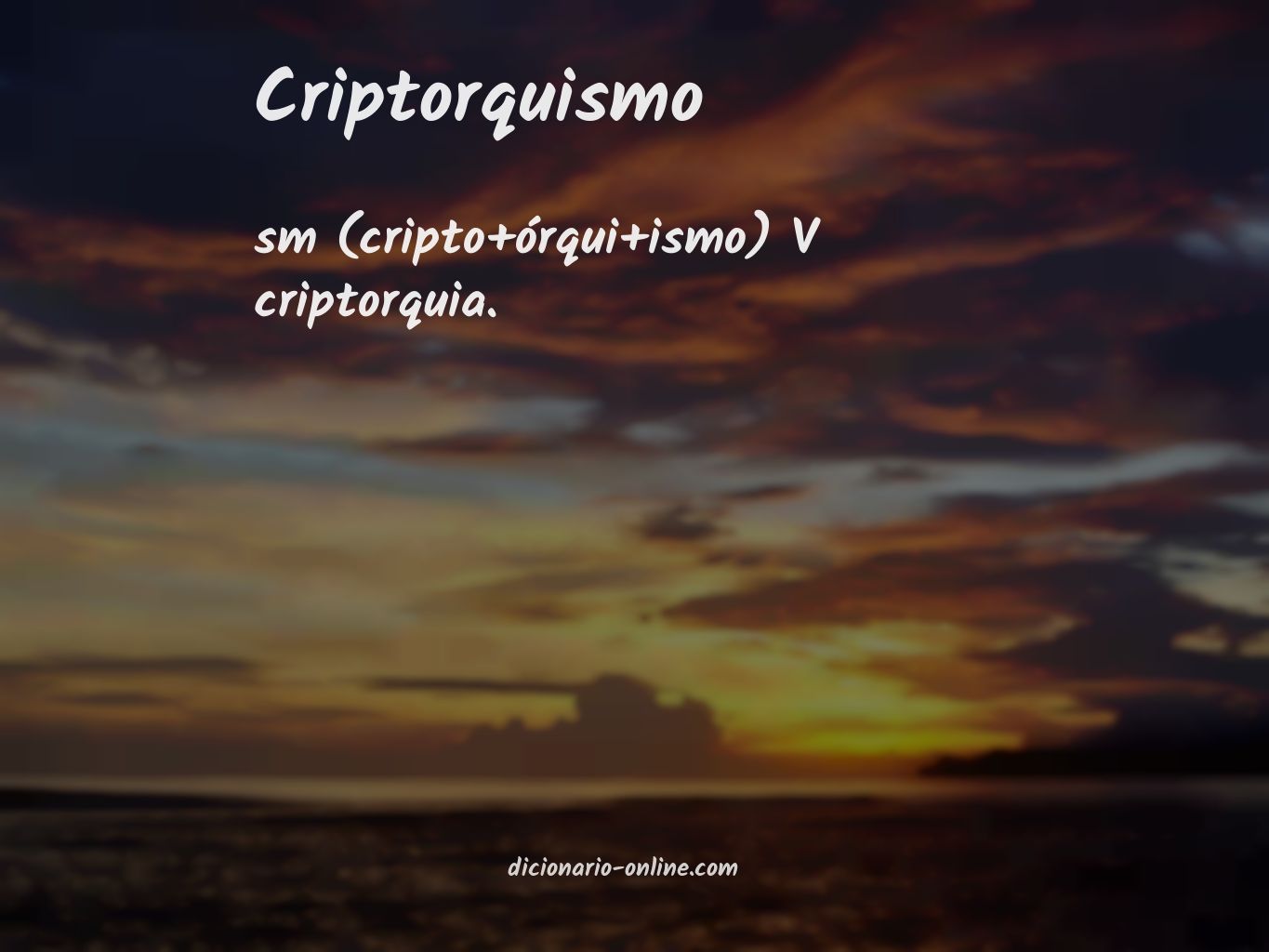 Significado de criptorquismo