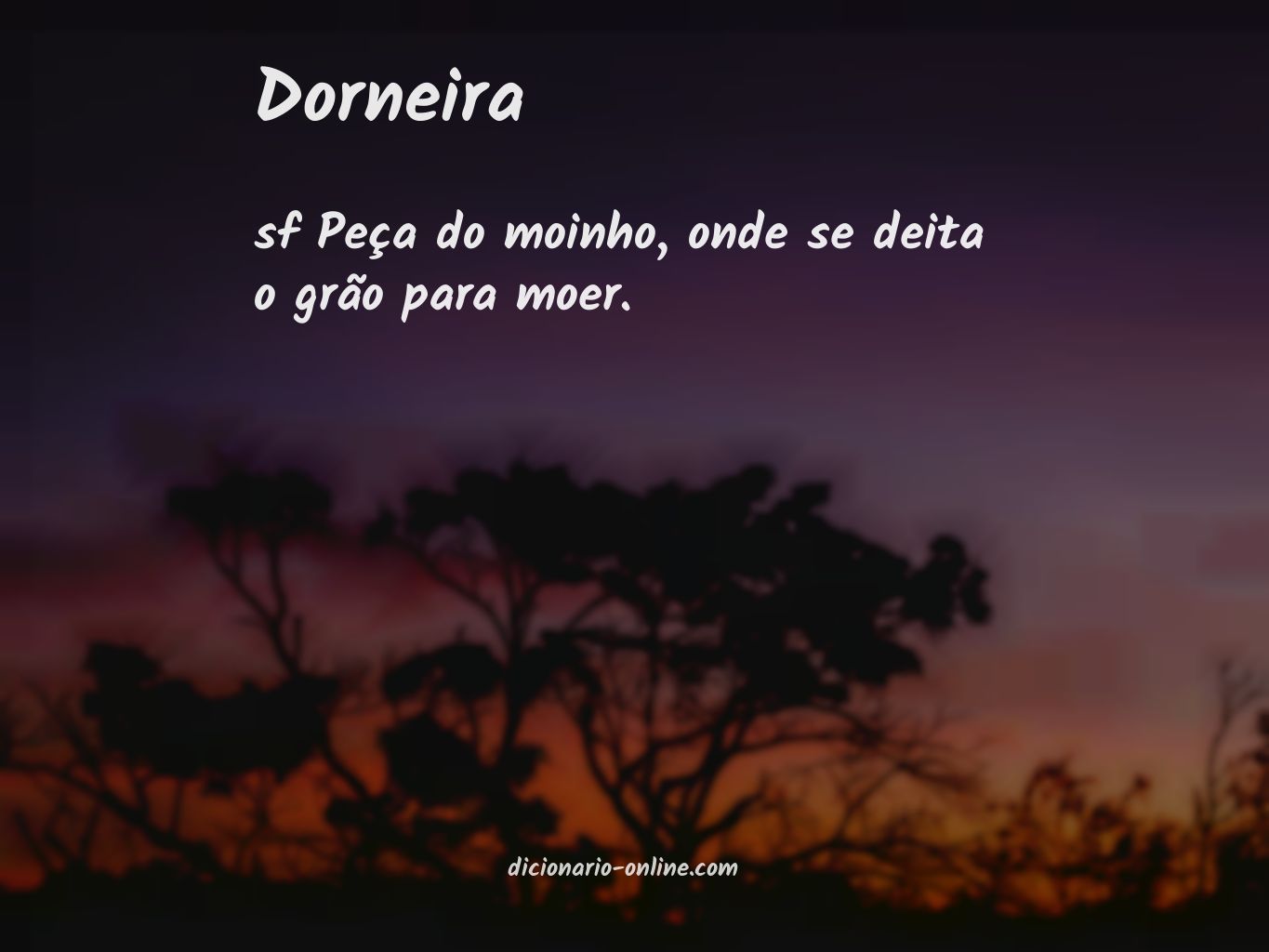 Significado de dorneira