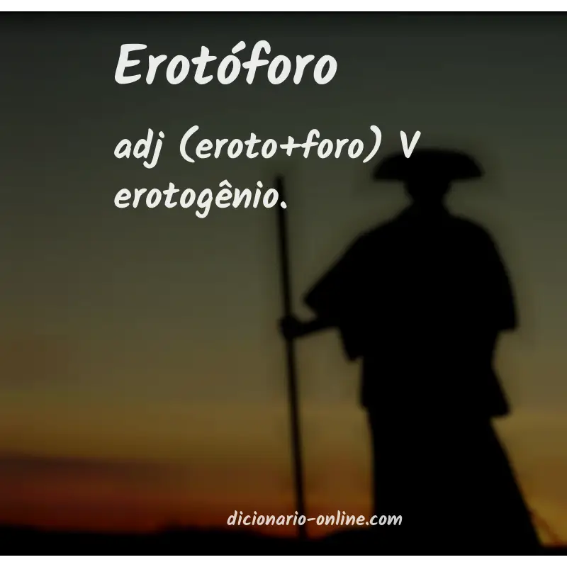 Significado de erotóforo