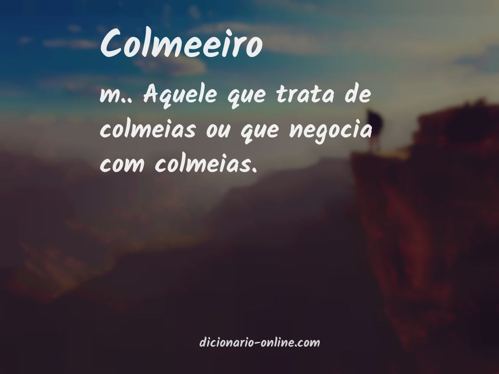 Significado de colmeeiro