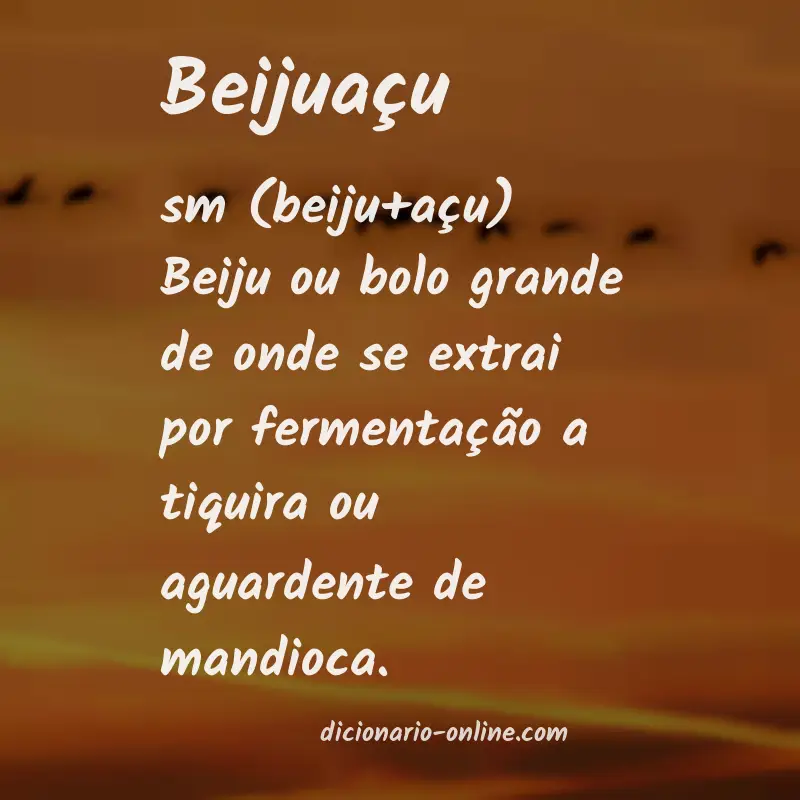 Significado de beijuaçu