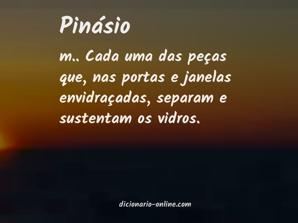 Significado de pinásio