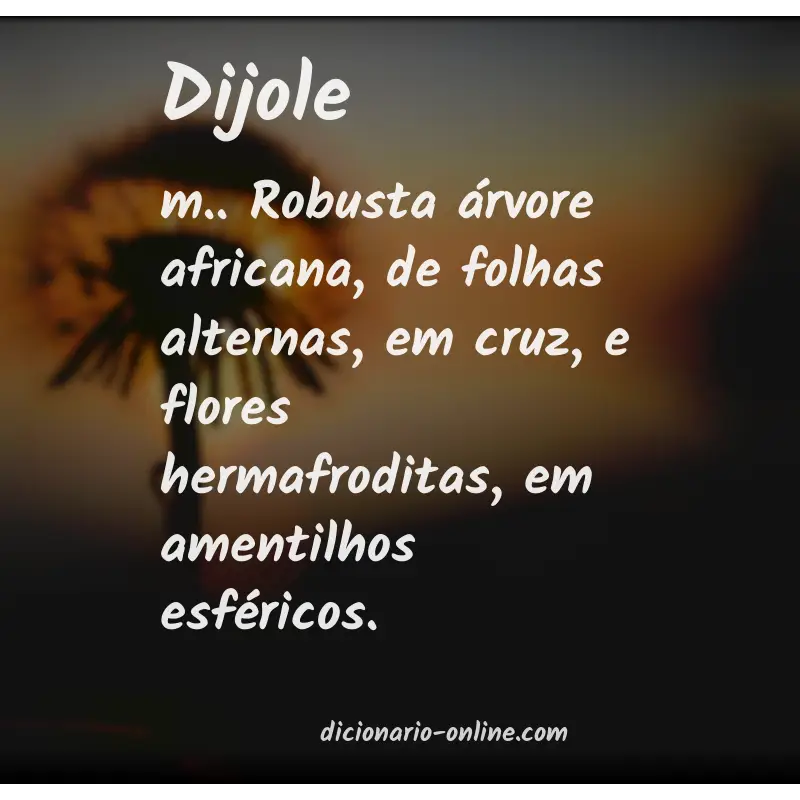 Significado de dijole