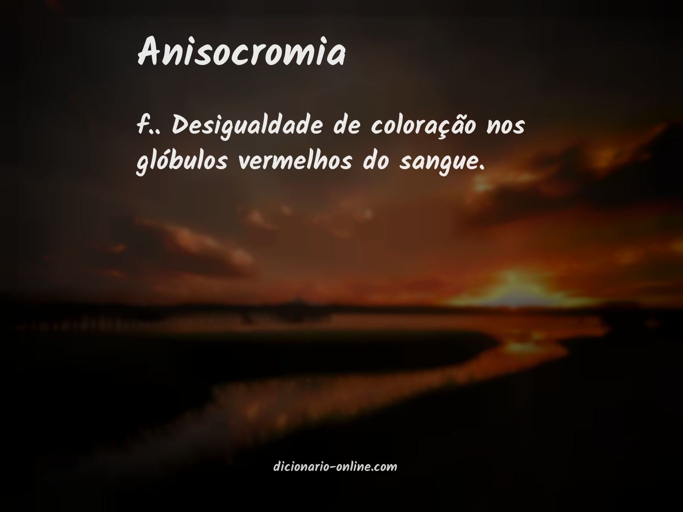 Significado de anisocromia